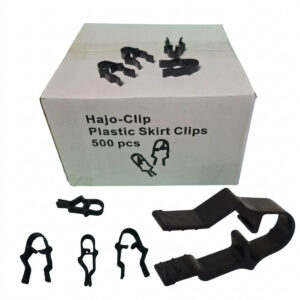 Skirt Clips Hajo Plastic 500 Per Box