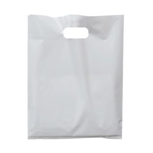 Carrier Bags Plaine white 22" x 18" x 3" - 500