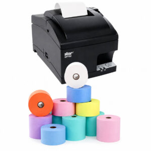 Till Roll All Colour 44mm x 80mm Laundry Tape Boxed 20
