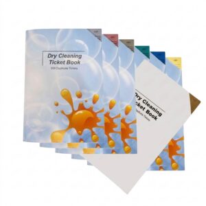 Dry Cleaning Ticket Books 500 Duplicate Tickets All Colours,