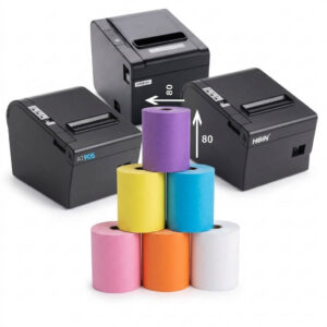 Thermal Till Roll All Colour 80mm x 80mm Laundry Tape Boxed 20